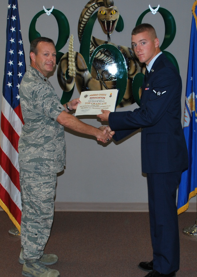 Class 140032, Amn Rehnert graduated 29 Jul 14 and is headed to Hurlburt Field AFB, FL.